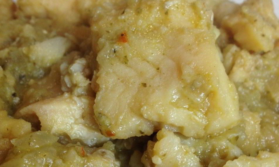 Рецепт рыбы с соусом песто в мультиварке