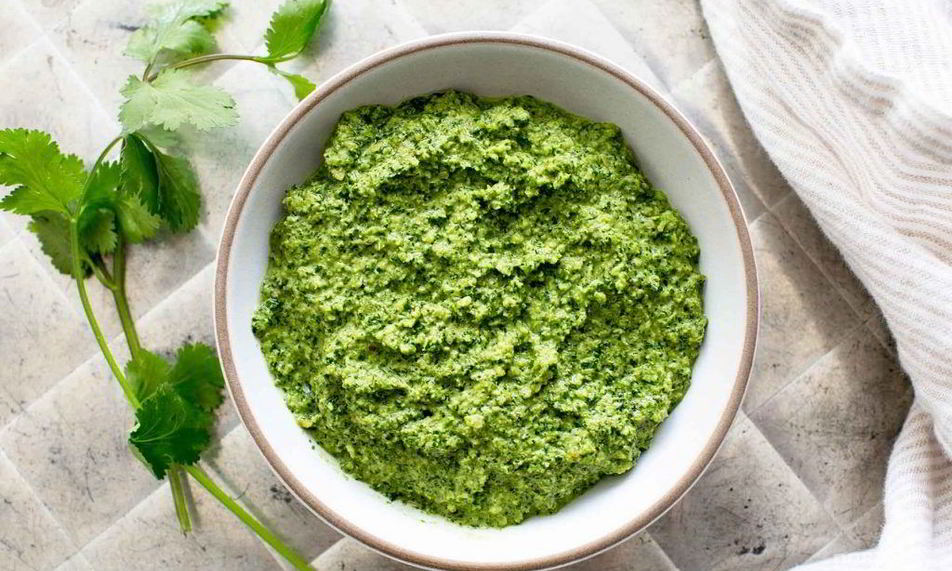 Рецепт соуса песто из кинзы