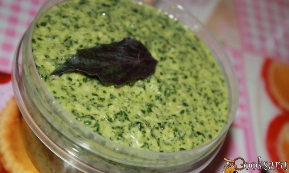 Рецепт соуса песто по-кубански