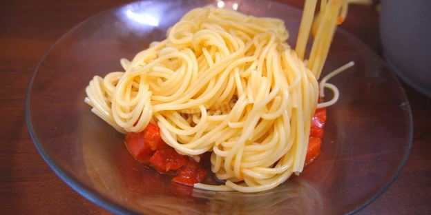 спагетти с соусом песто аппетитно и быстро