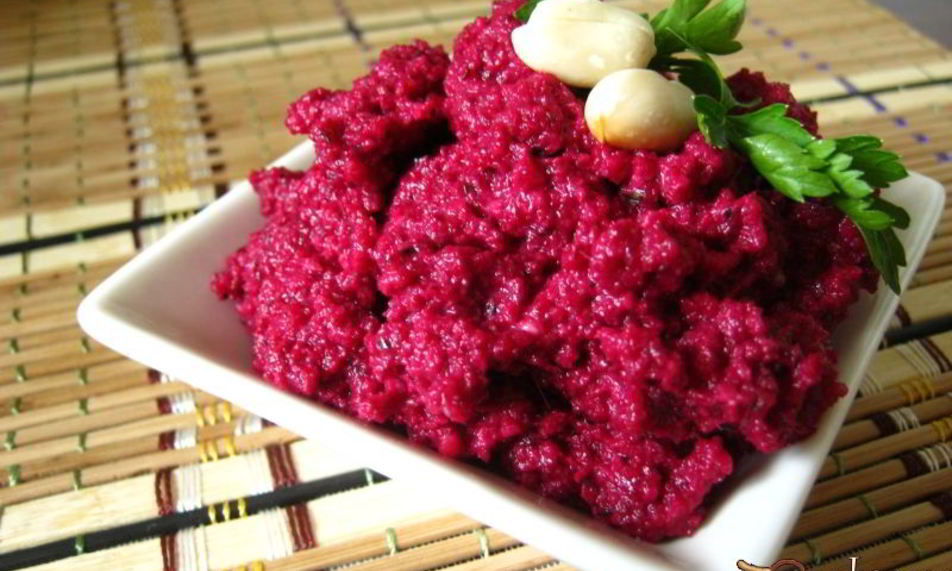 Рецепт свекольного песто