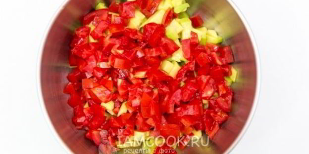 сальса из авокадо с помидорами