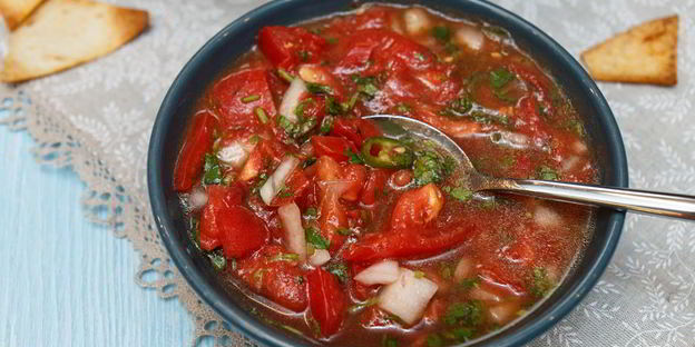 сальса из летних помидоров