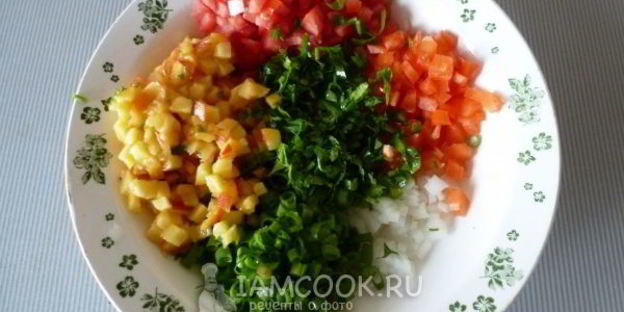 сальса с персиками