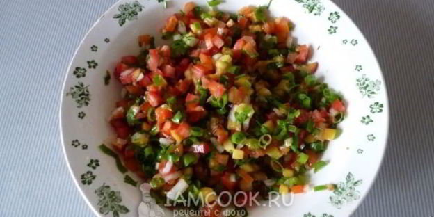 сальса с персиками