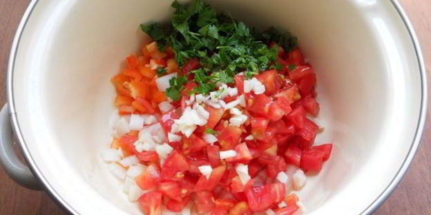 соус сальса из томатов на зиму