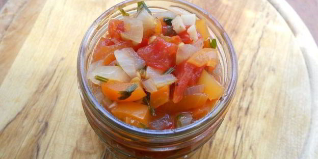 соус сальса из томатов на зиму