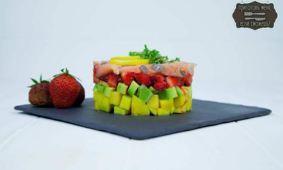 Рецепт летнего тартара с лососем