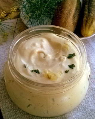 Соус Тартар с солеными огурцами