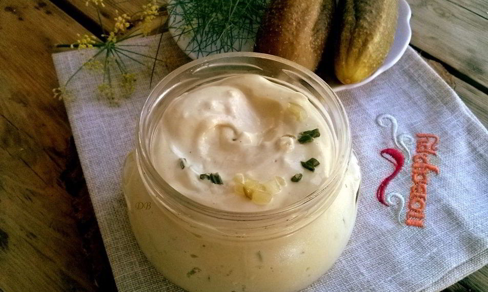 Рецепт соуса тартар с солеными огурцами