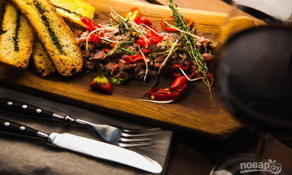 Рецепт стейка тартар