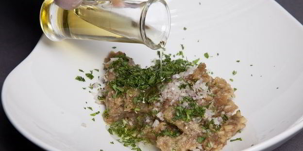 тартар из баклажанов