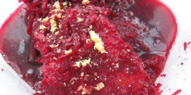 тартар из форели в ледяном хрустале