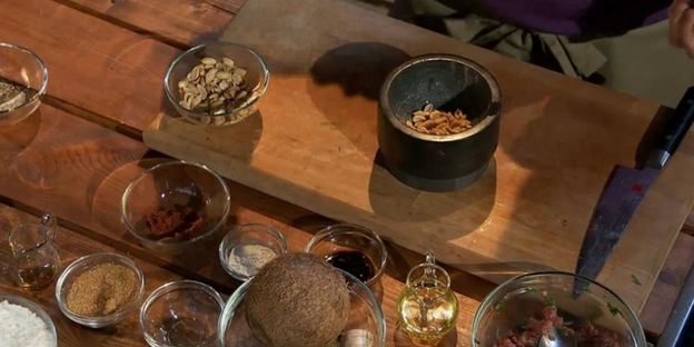 тартар из говядины по-тайски