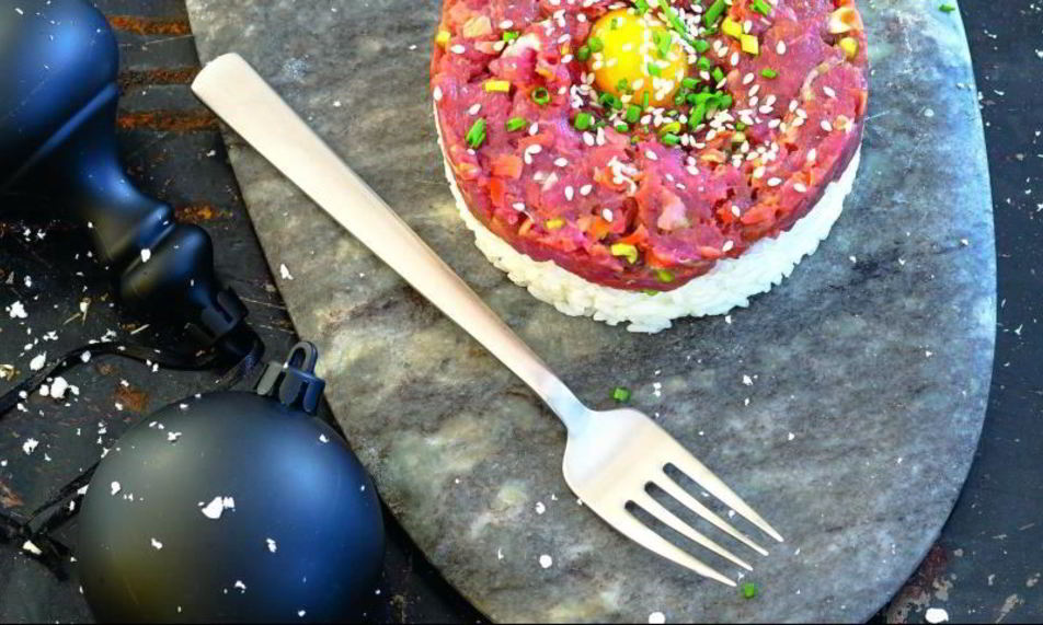 Рецепт тартара из говядины в стиле суши-бара