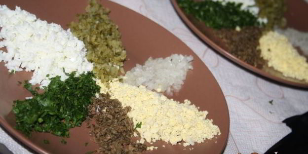 тартар из мраморной говядины