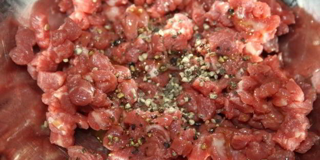 тартар из мраморной говядины