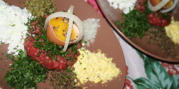 тартар из мраморной говядины