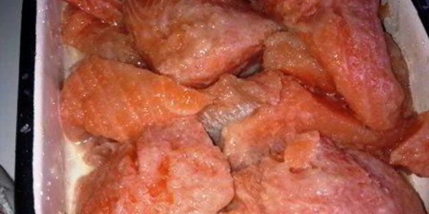 тартар из слабосоленого лосося