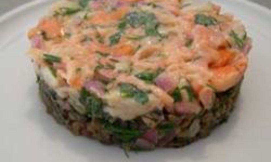 Рецепт тартара из свежего тунца и гребешков