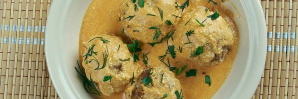 Тефтели под соусом тартар