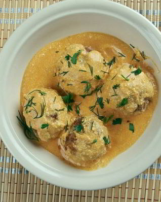 Тефтели под соусом тартар