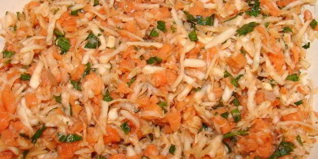 теплый тартар ролл из семги