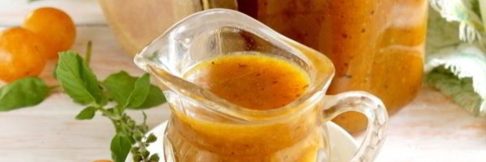 Ткемали из желтой алычи