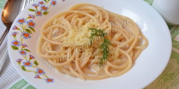 сырный соус для спагетти