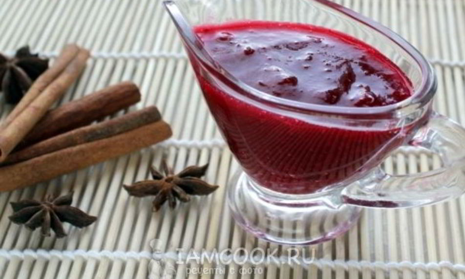 Рецепт ягодного пряного соуса