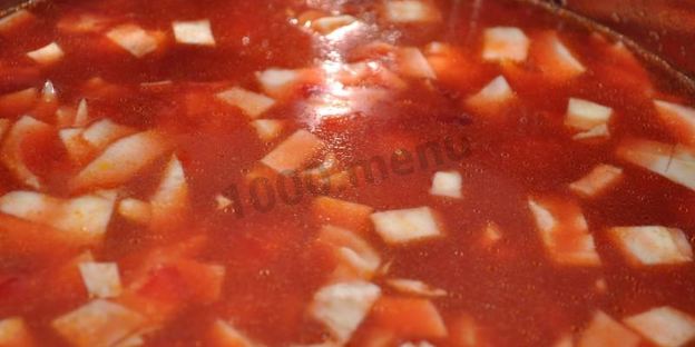 борщ без мяса в мультиварке