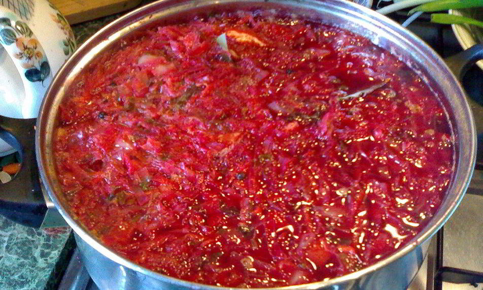 Рецепт борща без мяса
