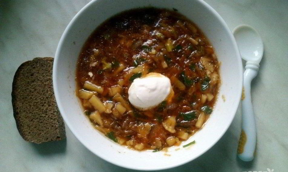 Рецепт борща из цветной капусты