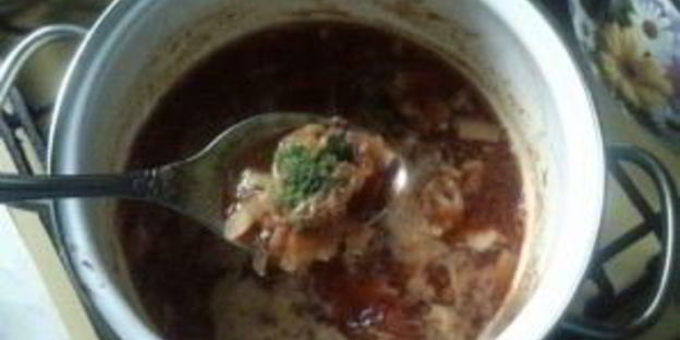 борщ из цветной капусты