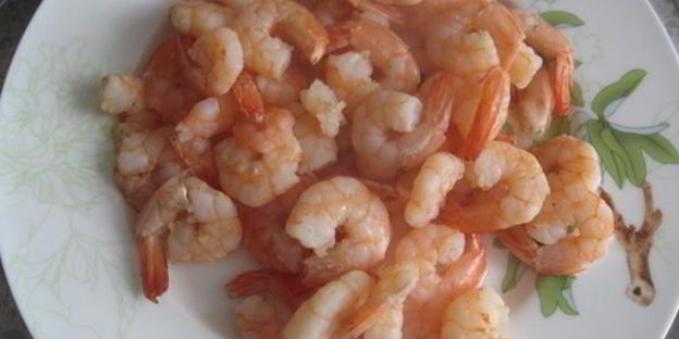 борщ холодный с креветками