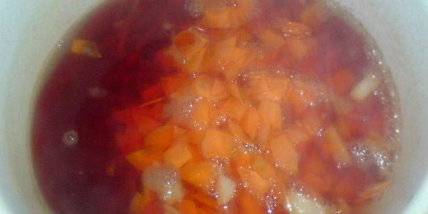 борщ красный холодный