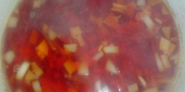 борщ красный холодный