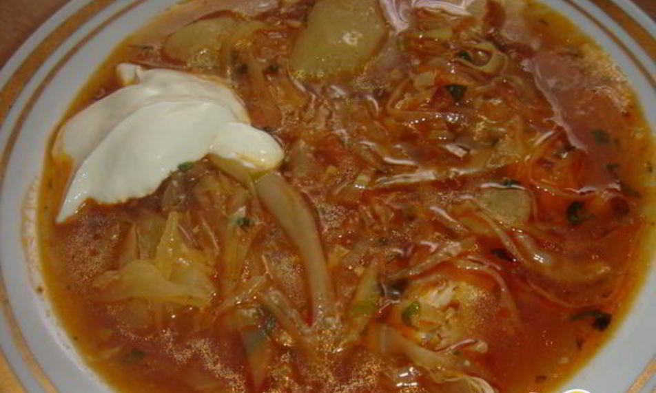 Рецепт борща на курином бульоне без свеклы