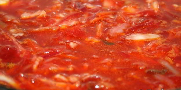 борщ на свиной лопатке с квашеной капустой