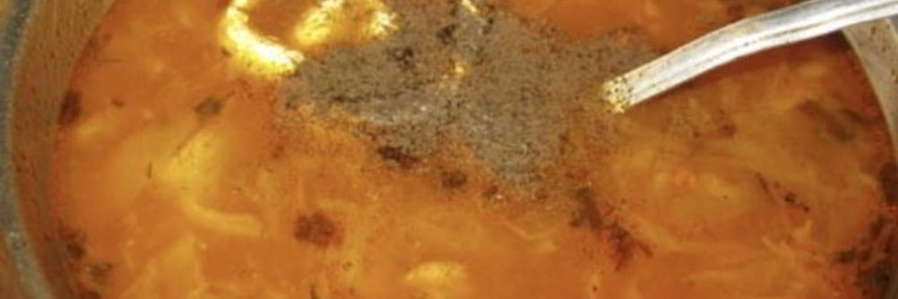 Борщ на тушенке