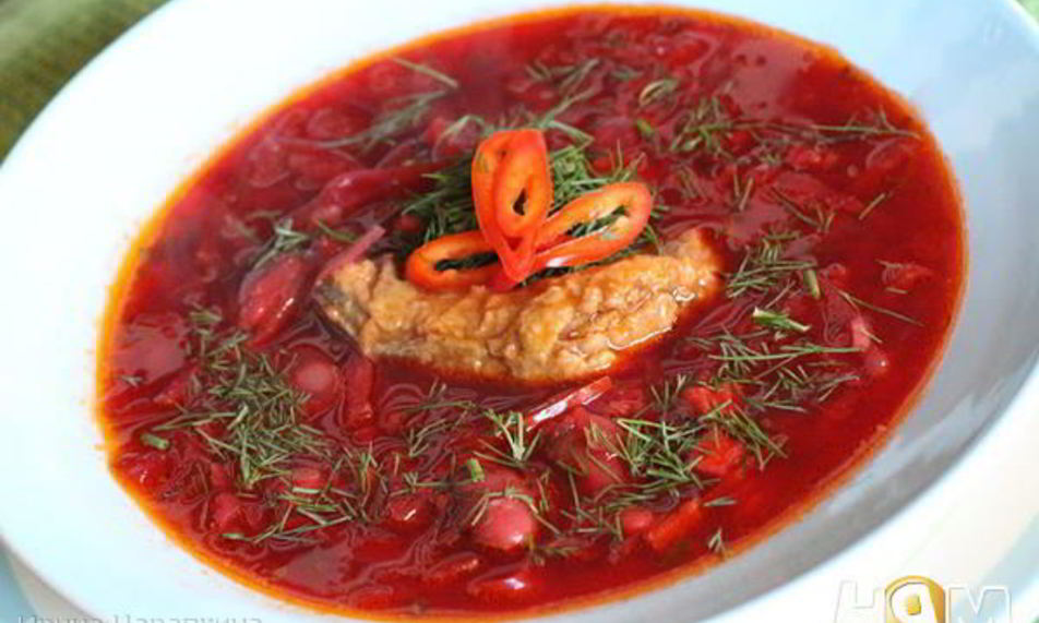 Рецепт борща с бычками по-одесски