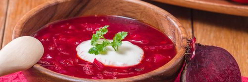 Борщ с хреном