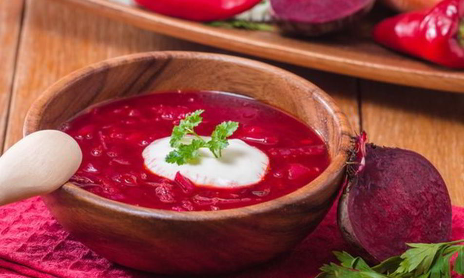 Рецепт борща с хреном