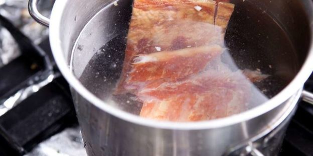 борщ с копченостями