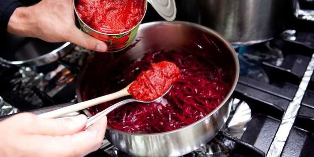 борщ с копченостями