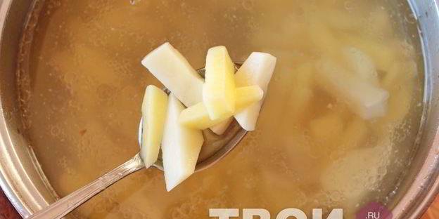 борщ с курицей