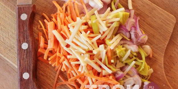 борщ с курицей