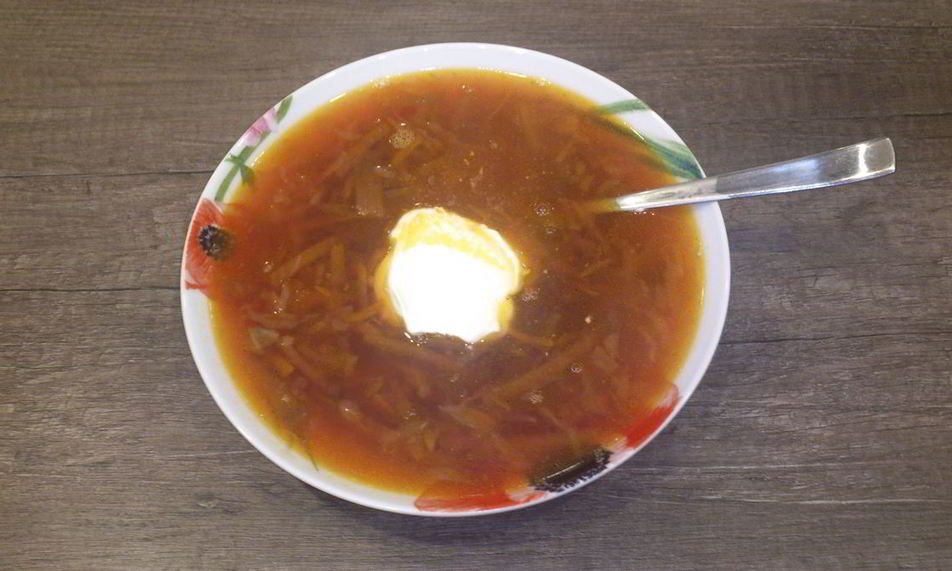 Рецепт борща с маринованной свеклой