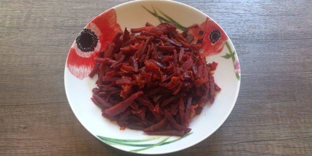 борщ с маринованной свеклой