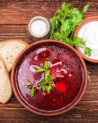 Борщ с семечками